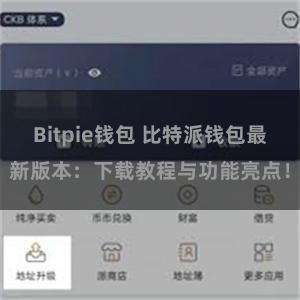 Bitpie钱包 比特派钱包最新版本：下载教程与功能亮点！