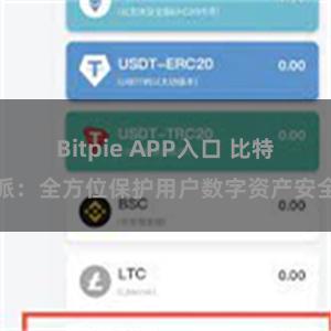 Bitpie APP入口 比特派：全方位保护用户数字资产安全