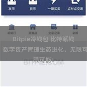 Bitpie冷钱包 比特派钱包：数字资产管理生态进化，无限可能！