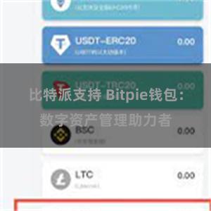 比特派支持 Bitpie钱包：数字资产管理助力者