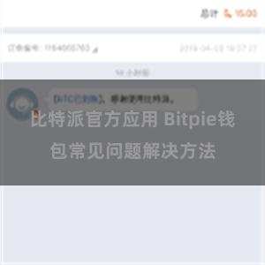 比特派官方应用 Bitpie钱包常见问题解决方法