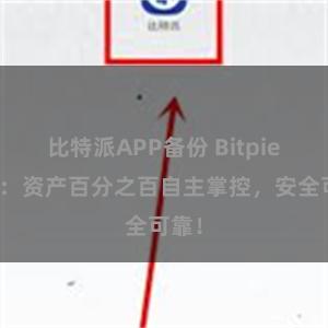 比特派APP备份 Bitpie钱包：资产百分之百自主掌控，安全可靠！