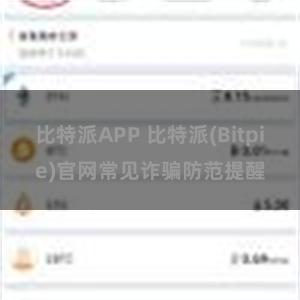 比特派APP 比特派(Bitpie)官网常见诈骗防范提醒