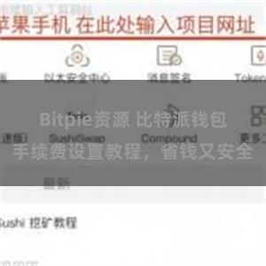 Bitpie资源 比特派钱包手续费设置教程，省钱又安全