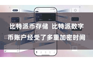 比特派币存储  比特派数字币账户经受了多重加密时间