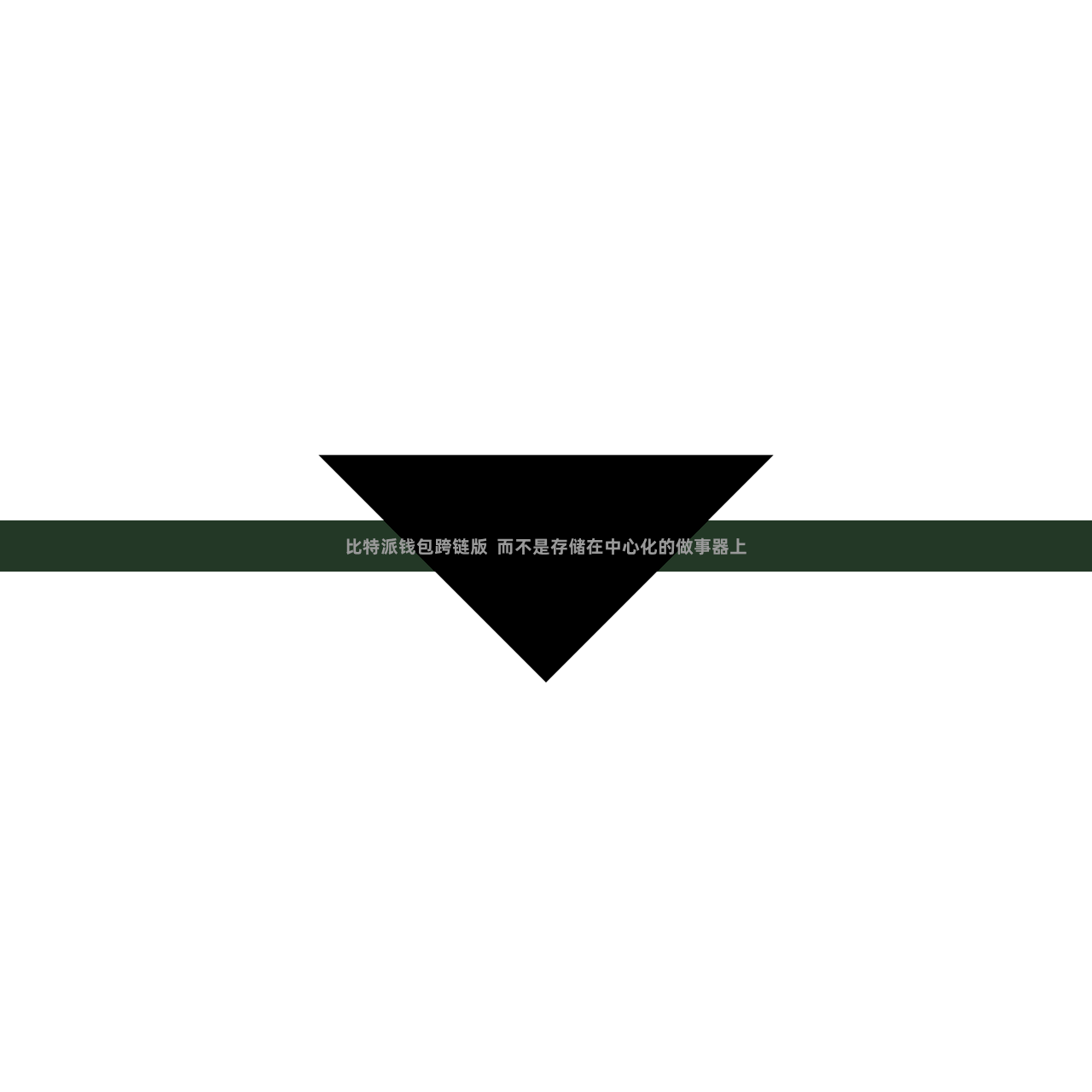 比特派钱包跨链版  而不是存储在中心化的做事器上